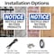 Signmission Recycle Only No Food Products, 14 in W x Rectangle, Plastic OS-2PACK-NS-P-1014-L-18001 - alternate 5